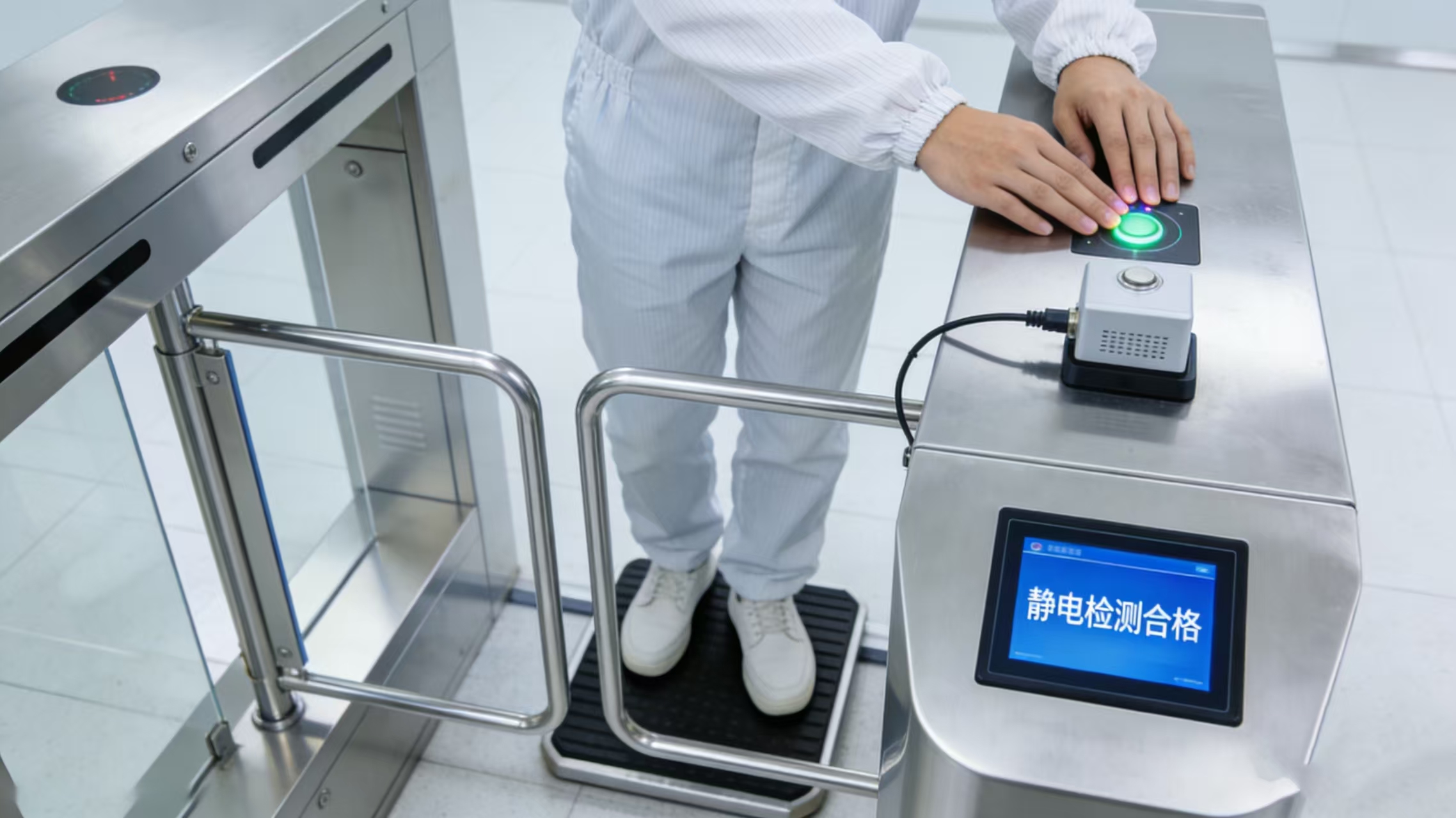 曙光某装备制造园区ESD静电测试闸机系统改造